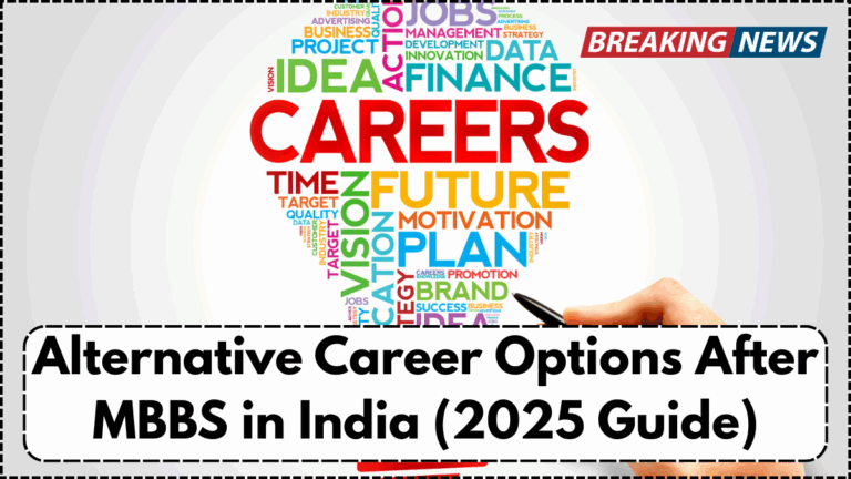 Alternative Career Options After MBBS in India (2025 Guide)