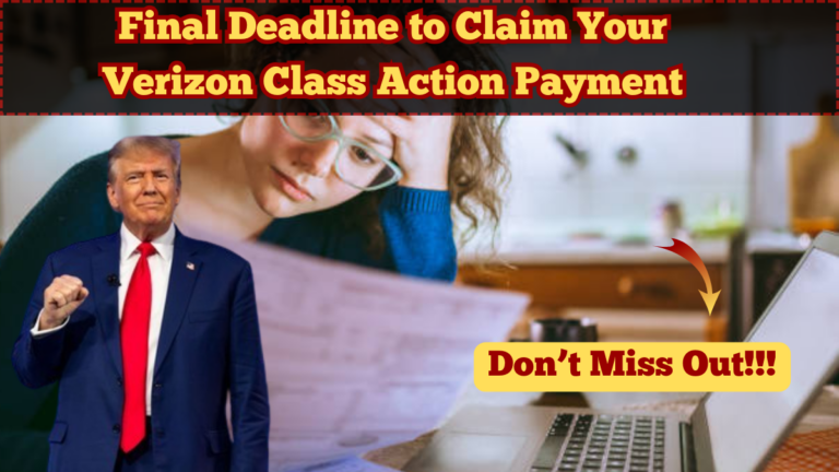 Final Deadline to Claim Your Verizon Class Action Payment – Don’t Miss Out