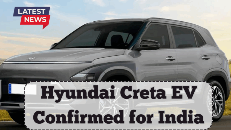 Hyundai Creta EV Confirmed for India – Range, Charging Time & Expected Price